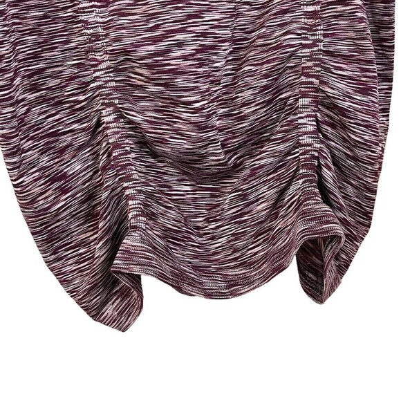 Athleta Small Fastest Track Top Burgundy Space Die Long Sleeve Womens READ - Picture 9 of 13